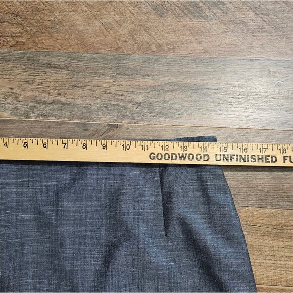 Escada Skirt Womens Gray EU 42 Wool Mohair Pencil Knee Length Corpcore US 12 - Picture 12 of 16